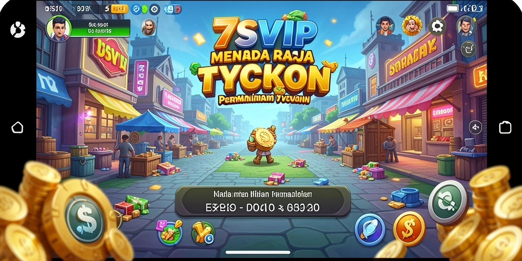 Tampilan gameplay <strong>7SVIP</strong> menampilkan pengelolaan bisnis yang seru dan interaktif.