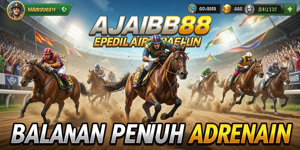 Gameplay AJAIB88 yang mendebarkan dalam balapan adu kecepatan.