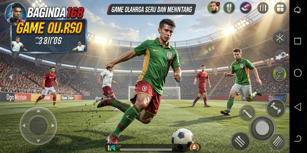 Tampilan gameplay utama BAGINDA168 yang menarik dan penuh aksi.