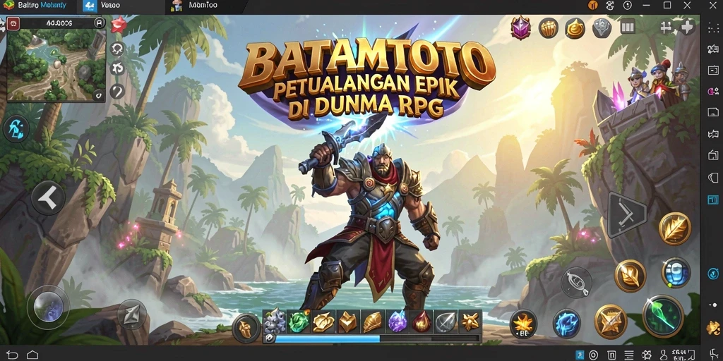 Screenshot gameplay menampilkan petualangan seru di BATAMTOTO.