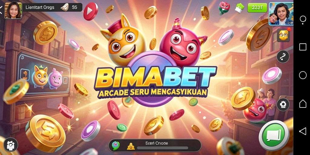 Tampilan gameplay seru dan penuh aksi dari BIMABET.