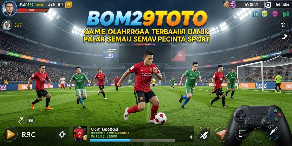 Screenshot gameplay <strong>BOM29TOTO</strong> menampilkan aksi olahraga yang seru dan menantang.