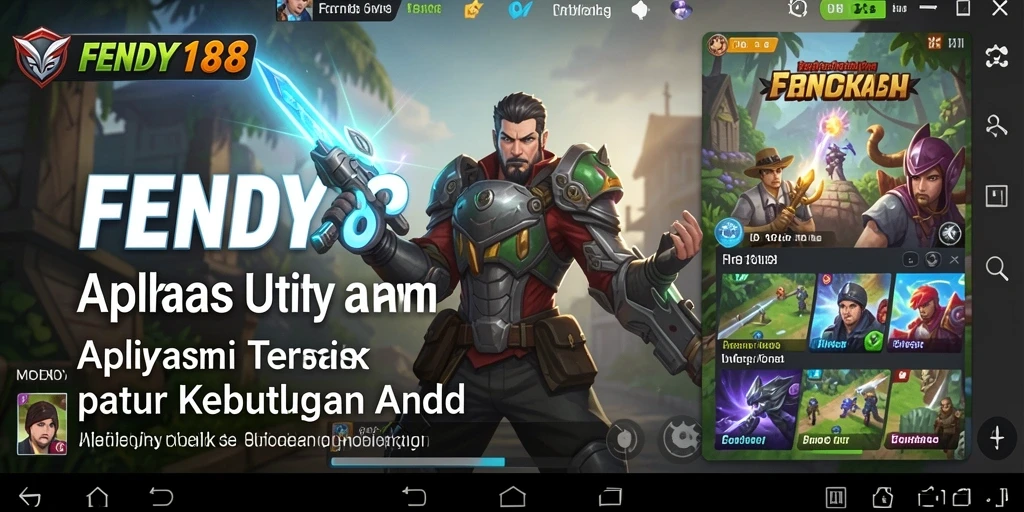 Tampilan antarmuka FENDY188 yang sederhana dan intuitif.