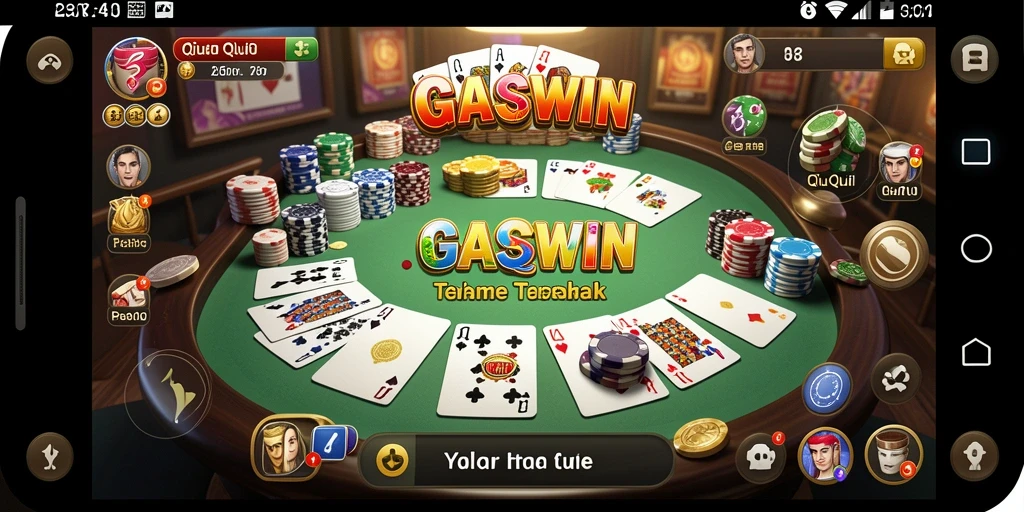 Screenshot gameplay QiuQiu di GASWIN yang seru dan mengasyikkan.
