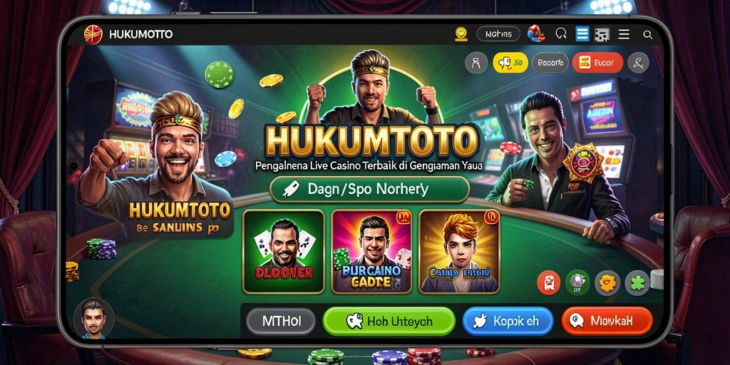 Tampilan gameplay HUKUMTOTO yang mengesankan dan interaktif.