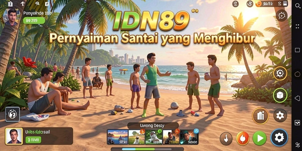 Tampilan gameplay <strong>IDN89</strong> yang menarik dan penuh warna.