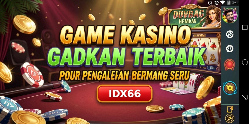 Tampilan screenshot gameplay kasino yang seru di IDX66.