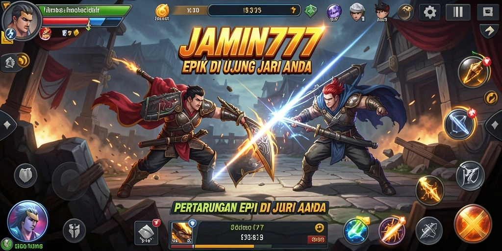 Tampilan seru dari pertandingan pertarungan di JAMIN777.