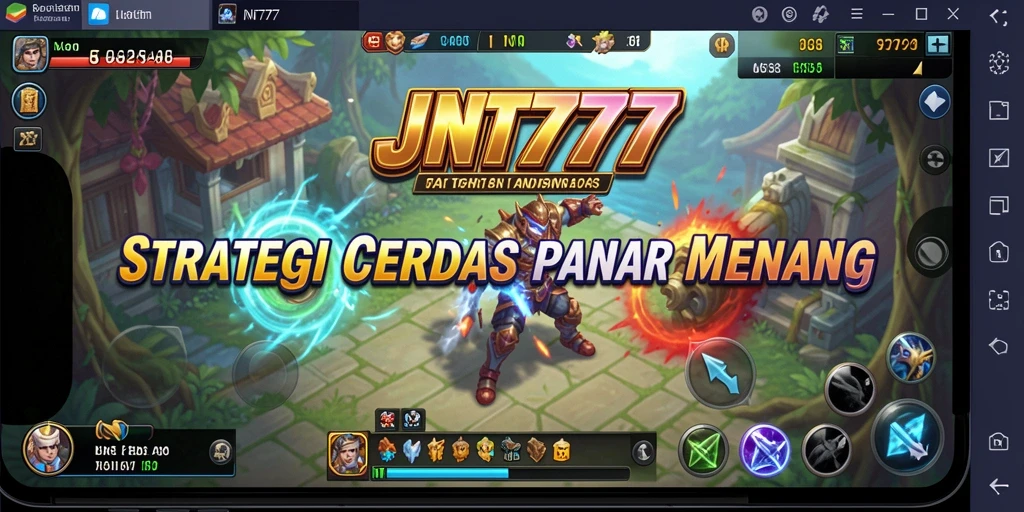 Tampilan gameplay aksi strategis di JNT777.