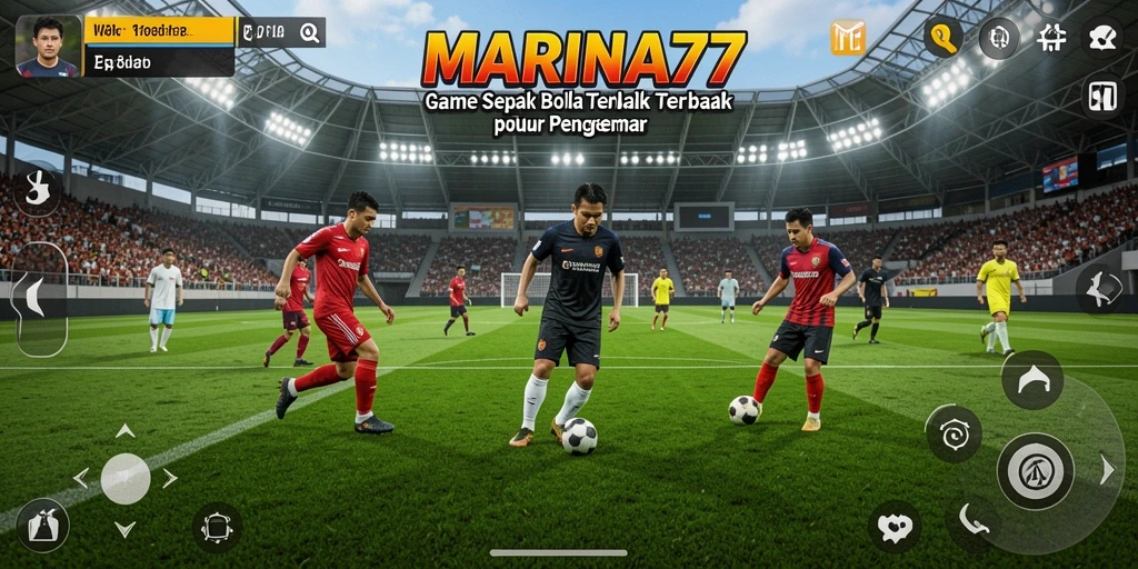 Tangkapan layar gameplay MARINA77 yang menampilkan aksi seru di lapangan.