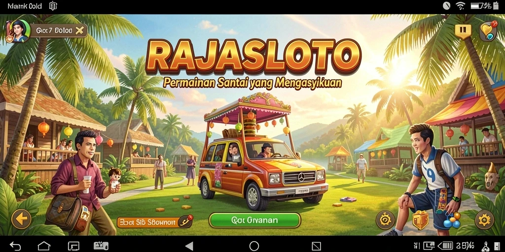 Screenshot gameplay RAJASLOTO yang memperlihatkan keseruan bermain.