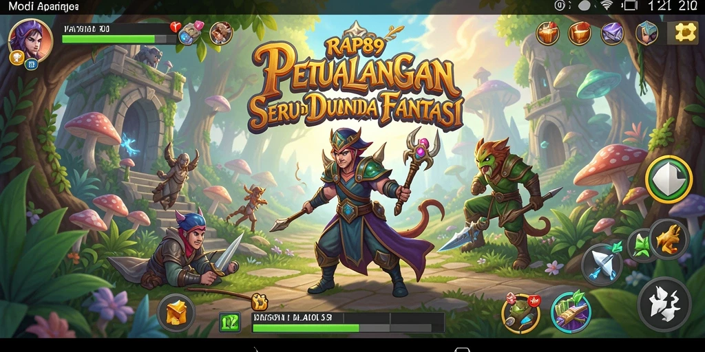 Tangkapan layar RAP89 menunjukkan aksi seru dalam petualangan di dunia fantasi.