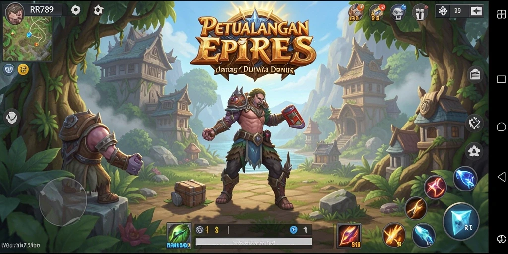 Tampilan gameplay <strong>RR789</strong> yang menampilkan pertarungan seru dan karakter menawan.