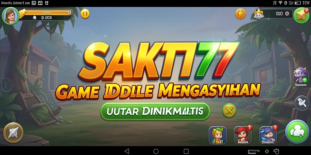 Screenshot utama SAKTI77 memperlihatkan gameplay Idle yang menarik.