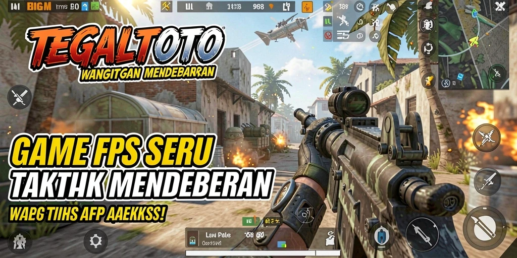 Tangkapan layar gameplay TEGALTOTO dengan aksi tembak-menembak yang menegangkan.